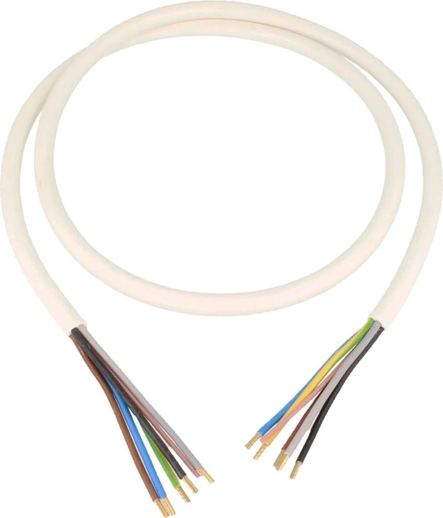 tecuro Herd-Anschlussleitung 5 x 2,5m² - Länge 3,00 m - mit Aderendhülsen