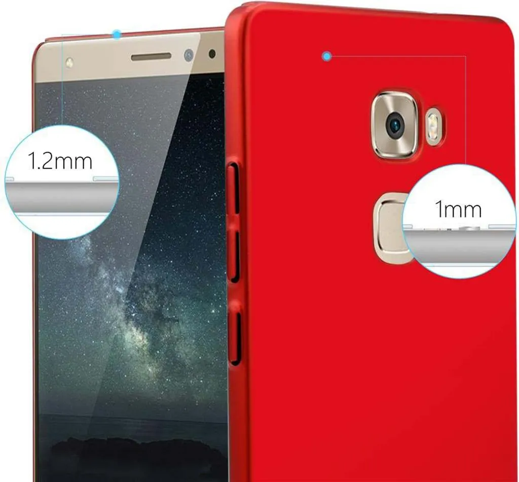 Custodia Rossa Huawei MATE S: Recensione e Cover Cadorabo Rigida - 4