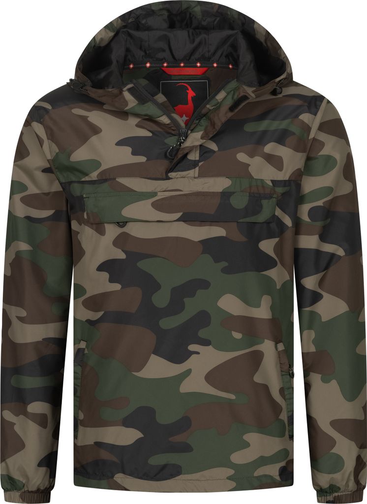 Höhenhorn Lepon Herren Jacke Windbreaker Camo Grün Gr. XL