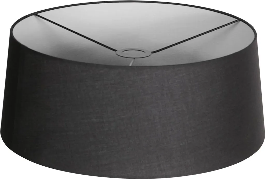 Anne Lighting Abby K2010SS - Abat-jour textile noir design culot E27