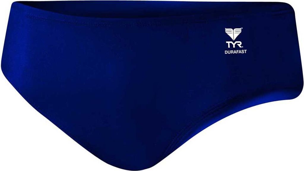 Tyr Durafast Elite Solid Racer Badeslip Blau 32 Mann Blau 32