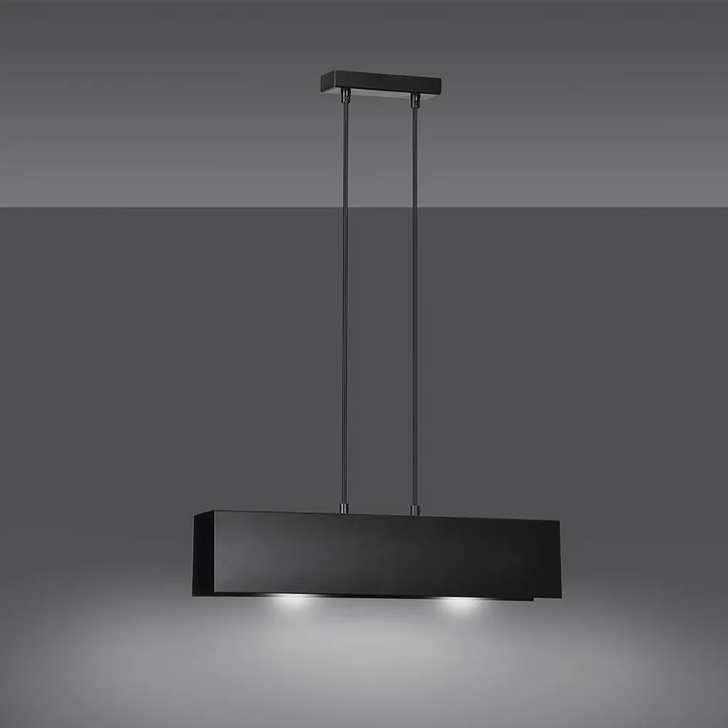 Suspension pour Table à Manger GENTOR 2 - Éclairage Noir Double 2xE27 - 5