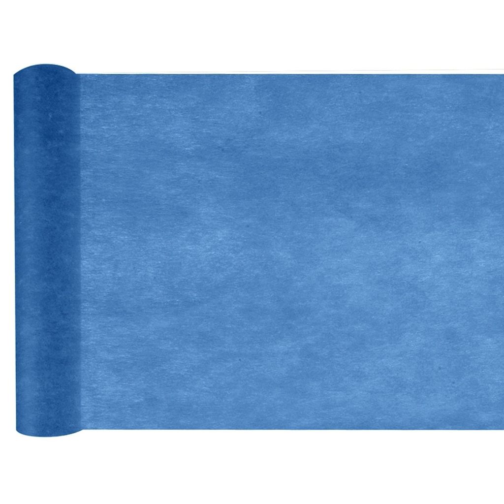 Tischläufer Vlies Dekostoff 30 cm x 25 m - Blau Produktbild 