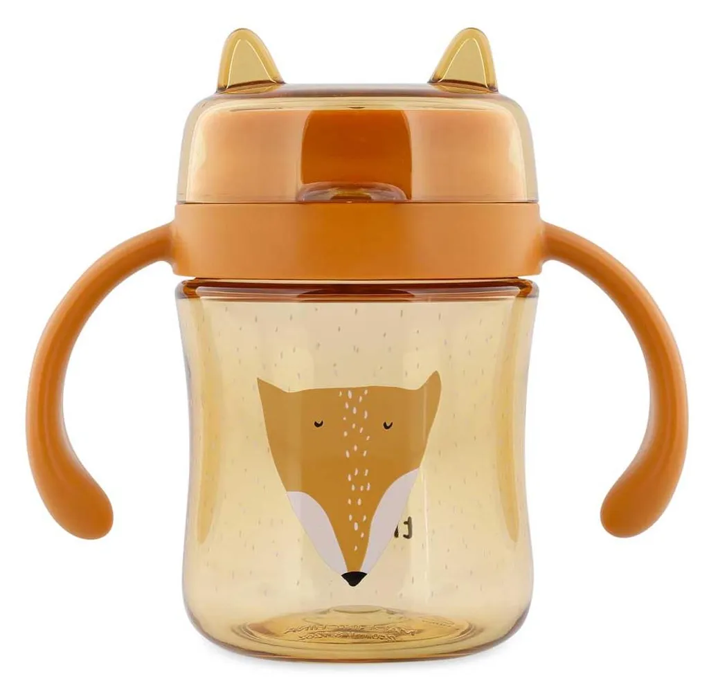 Gobelet anti-fuites 360° en Tritan Trixie Baby Mr. Fox avec poignées