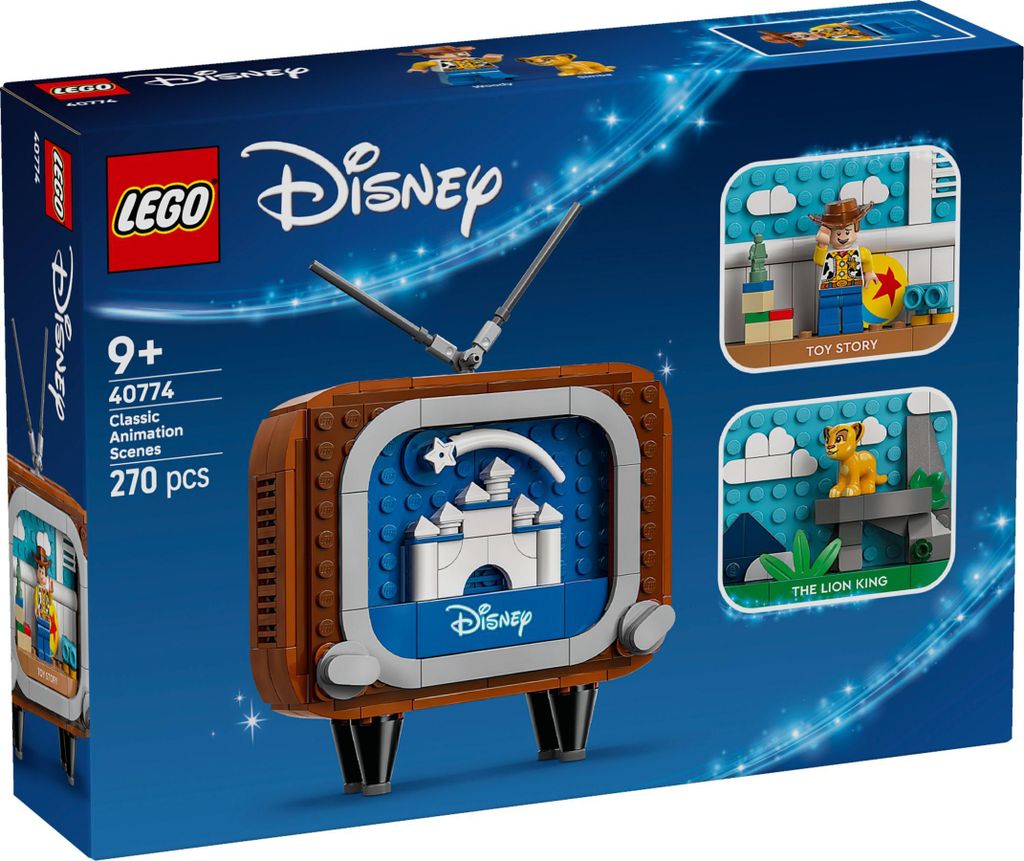 LEGO Disney Classics – Legendäre Filmszenen bauen & sammeln | Geschenk für Disney-Fans - 40774 270 Teile