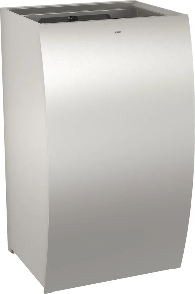 Poubelle inox 34L STRATOS avec surface InoxPlus anti-traces de KWC