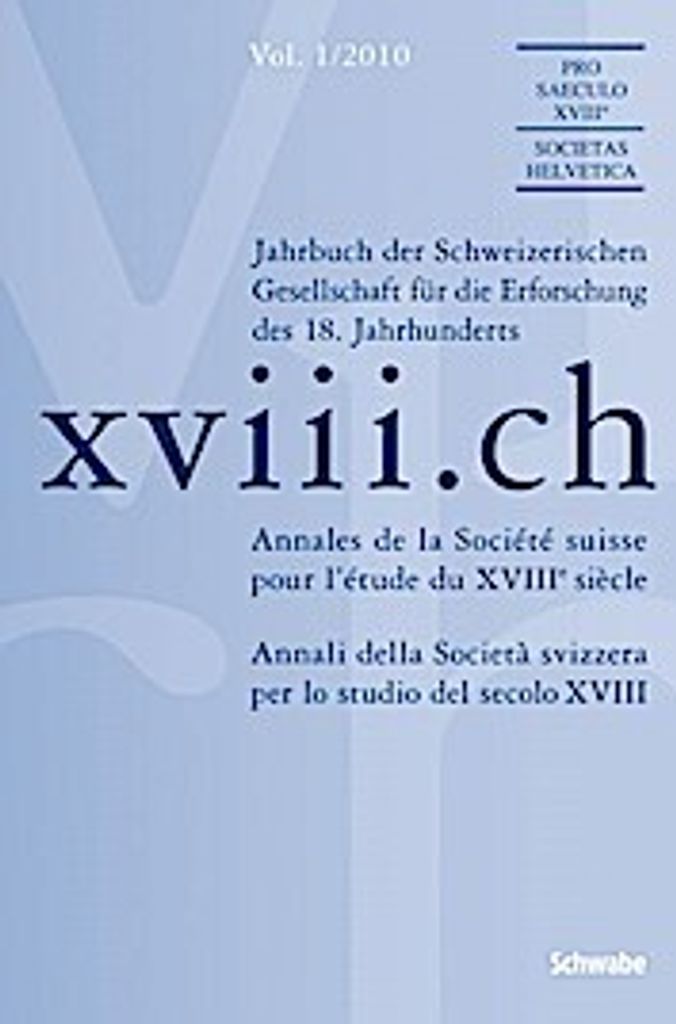 Die Lebenswelten Pestalozzis im Spiegel seiner Korrespondenz (1760-1810) / Les milieux de vie de Pestalozzi au miroir de sa correspondance (1760-1810)