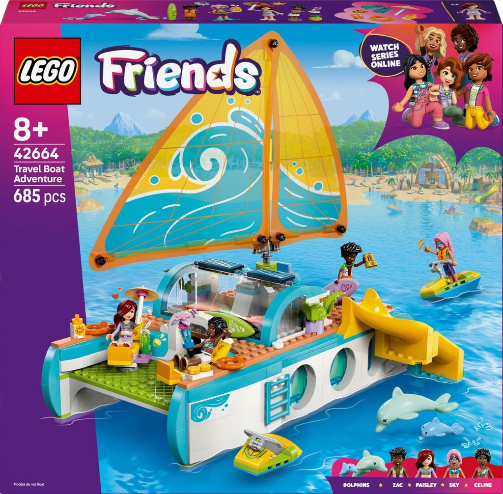 LEGO Friends 42664 Avventura sul Catamarano Set Costruzioni Immagine del prodotto 