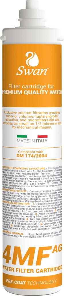 A product shot of a water filter cartridge.