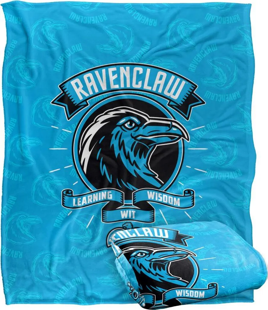 Plaid Harry Potter Serdaigle pour Canapé - Couverture Douce Ravenclaw - 2