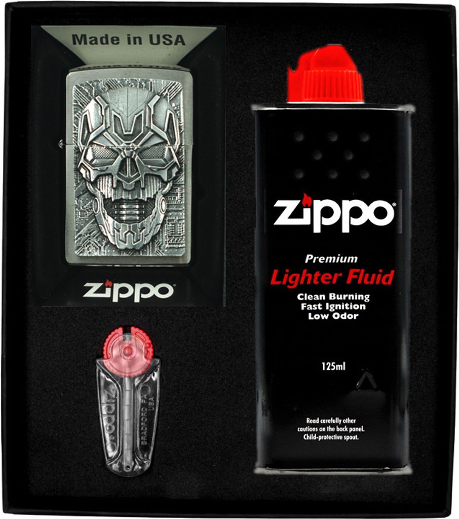 Sada zapalovačů ZIPPO TECHNIC SKULL TRICK dárek No1 Obrázek produktu 