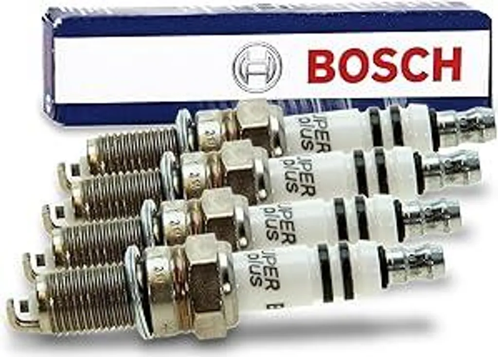4 Candele Bosch YR7DC+ Originali 0242135515 Kit Accensione FIAT 500 Panda