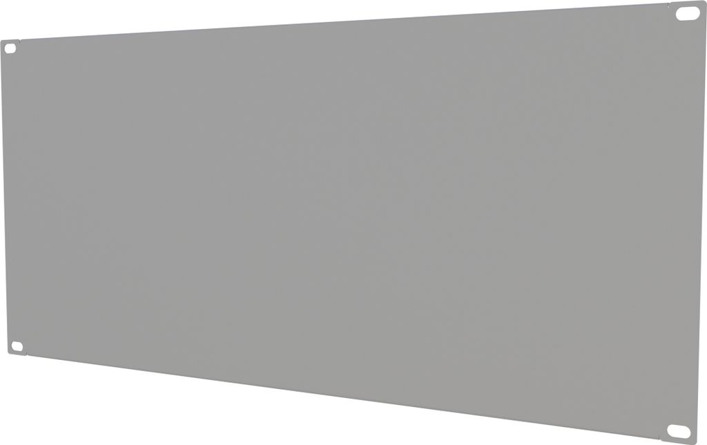19 Zoll 5HE RACK-Gehäuse Abdeckplatte Grau Stalflex