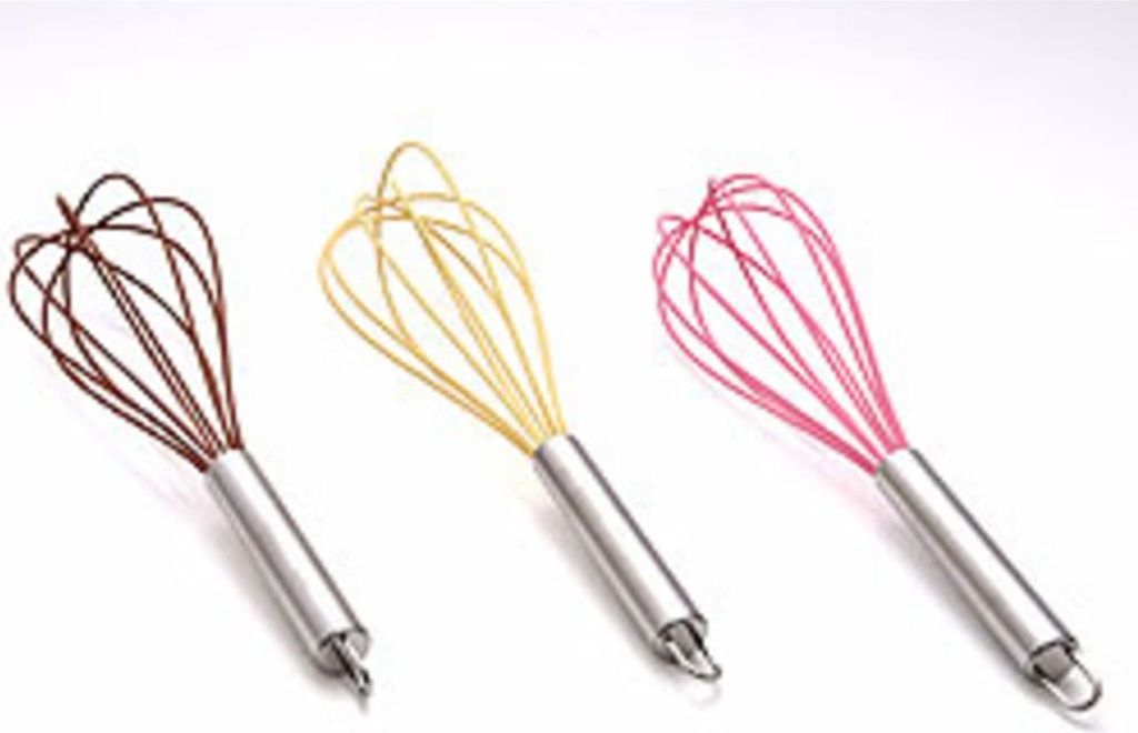 Flexibler Silikon Schneebesen 30 cm – Ideal zum Kochen & Backen, 1 Stk zufällige Farbe