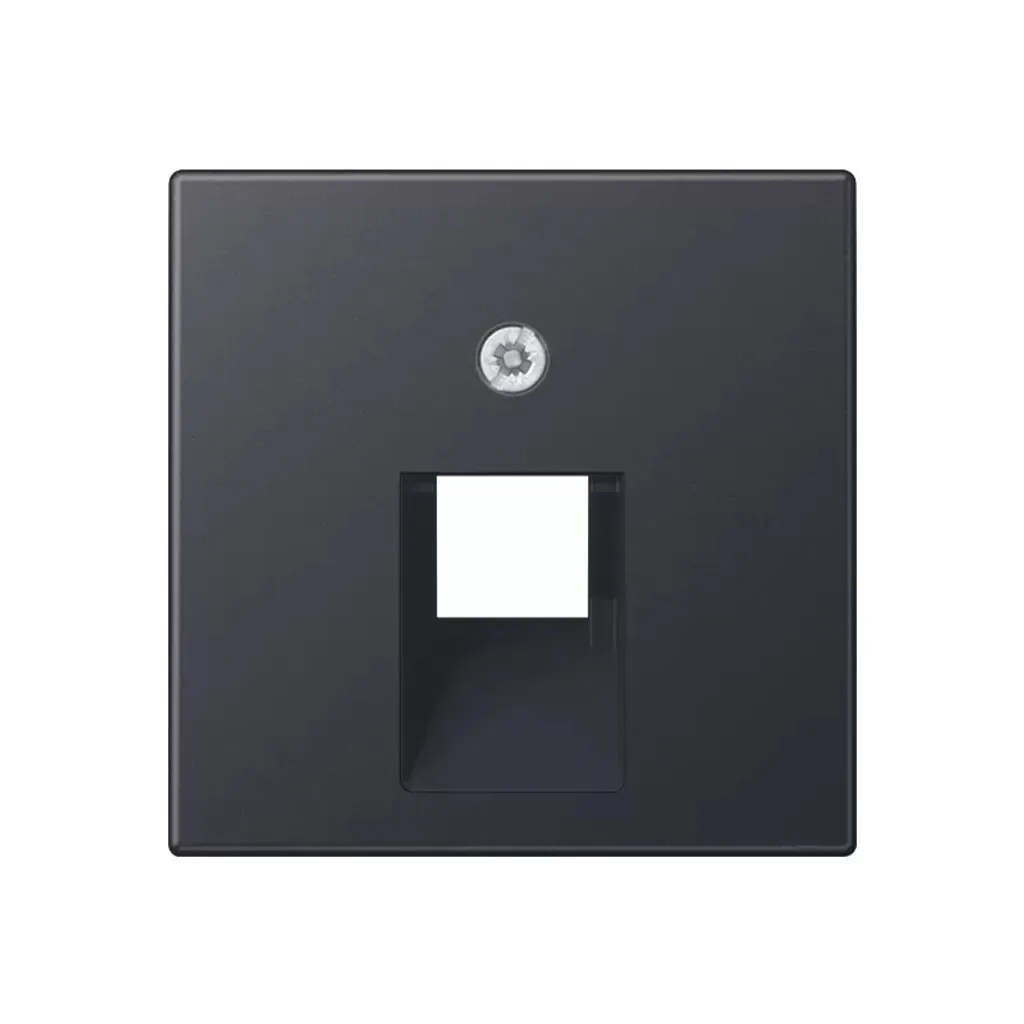 Cache Prise UAE Jung Anthracite Mat A 569-1 pour Finition Parfaite