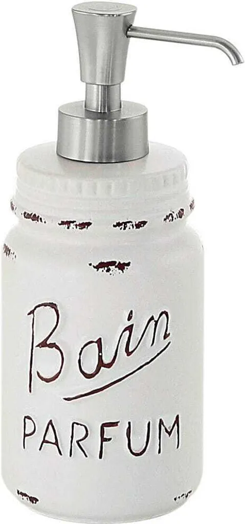 Dosasapone Cindy Ceramica Bianca Decorata | Offerta Accessori Bagno