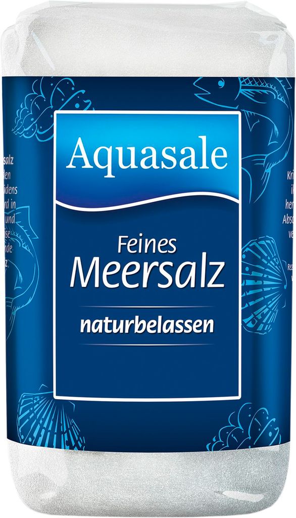 Aquasale sel de mer fin (paquet de 500g) Image du produit 