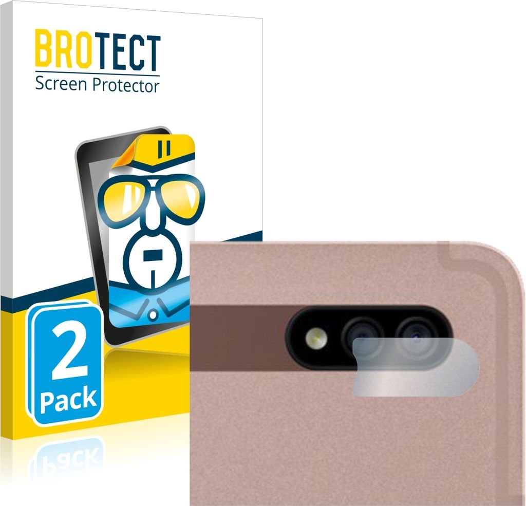 2x Für Samsung Galaxy Tab S7 WiFi 2020 (NUR Kameraschutz) Schutzfolie BROTECT Displayschutz Display Schutz Folie Klar Transparent