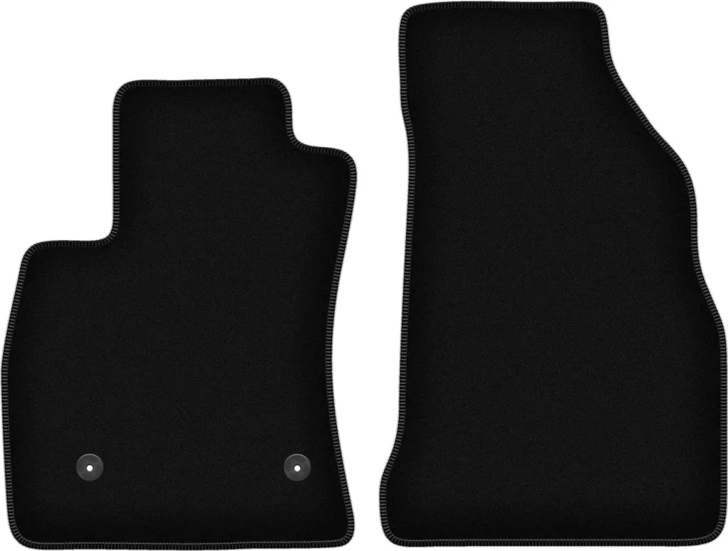 Set Tappeti Anteriori Wielganizator per Fiat Doblo 2021- | Velluto Nero