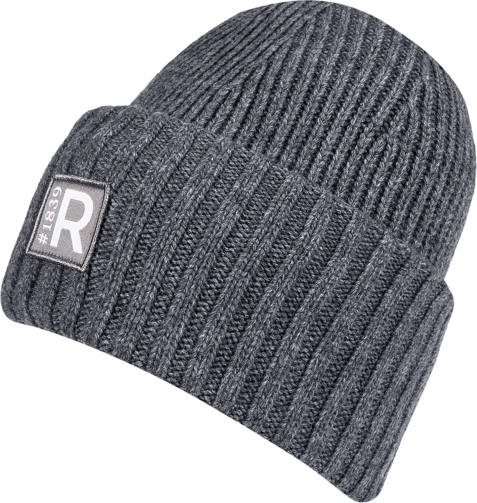 ROECKL beanie berretto Merino Wool Mix Urban Beanie Anthracite grigio scuro