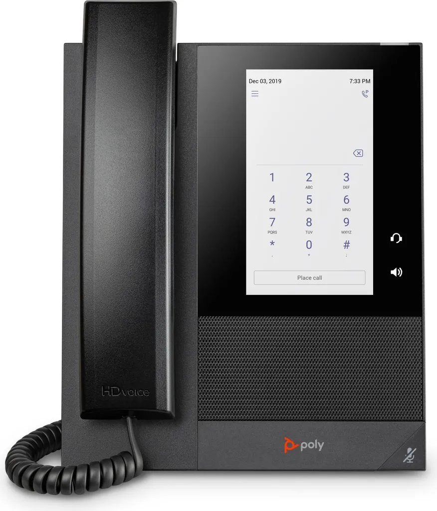 Poly CCX 400 Téléphone Teams avec Technologie HD Voice et Écran LCD 5p