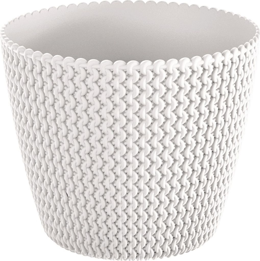 Blumentopf Splofy I weiß 18,7 cm