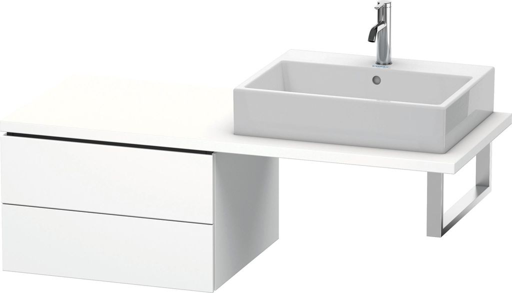 Duravit L-Cube Unterschrank für Konsole, 2 Schubkästen, 620x400x547mm, LC583808484