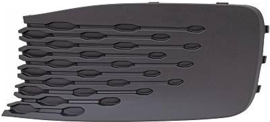 DIEDERICHS Lüftungsgitter Grill Stoßfänger für VW Caddy V Kombi (SBB, SBJ) Schwarz