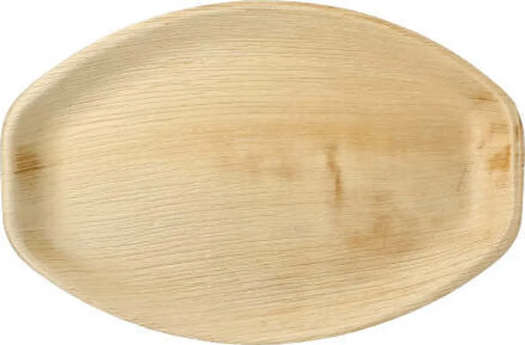 Plat de présentation pour mariage et pique-nique en feuille de palmier