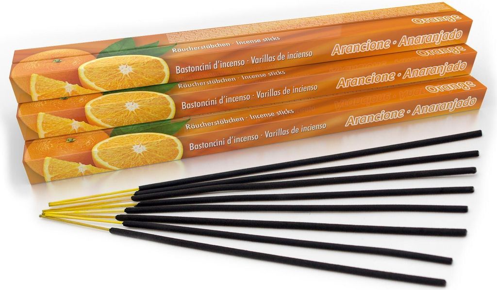 Räucherstäbchen Orange 10er Set Produktbild 
