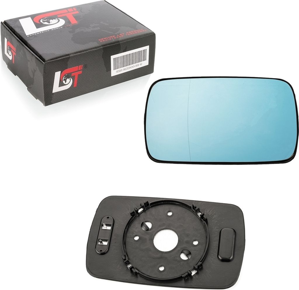 Außenspiegel beheizbar asphärisch links blau für BMW 3er E30 E36 5er E28 7er E23