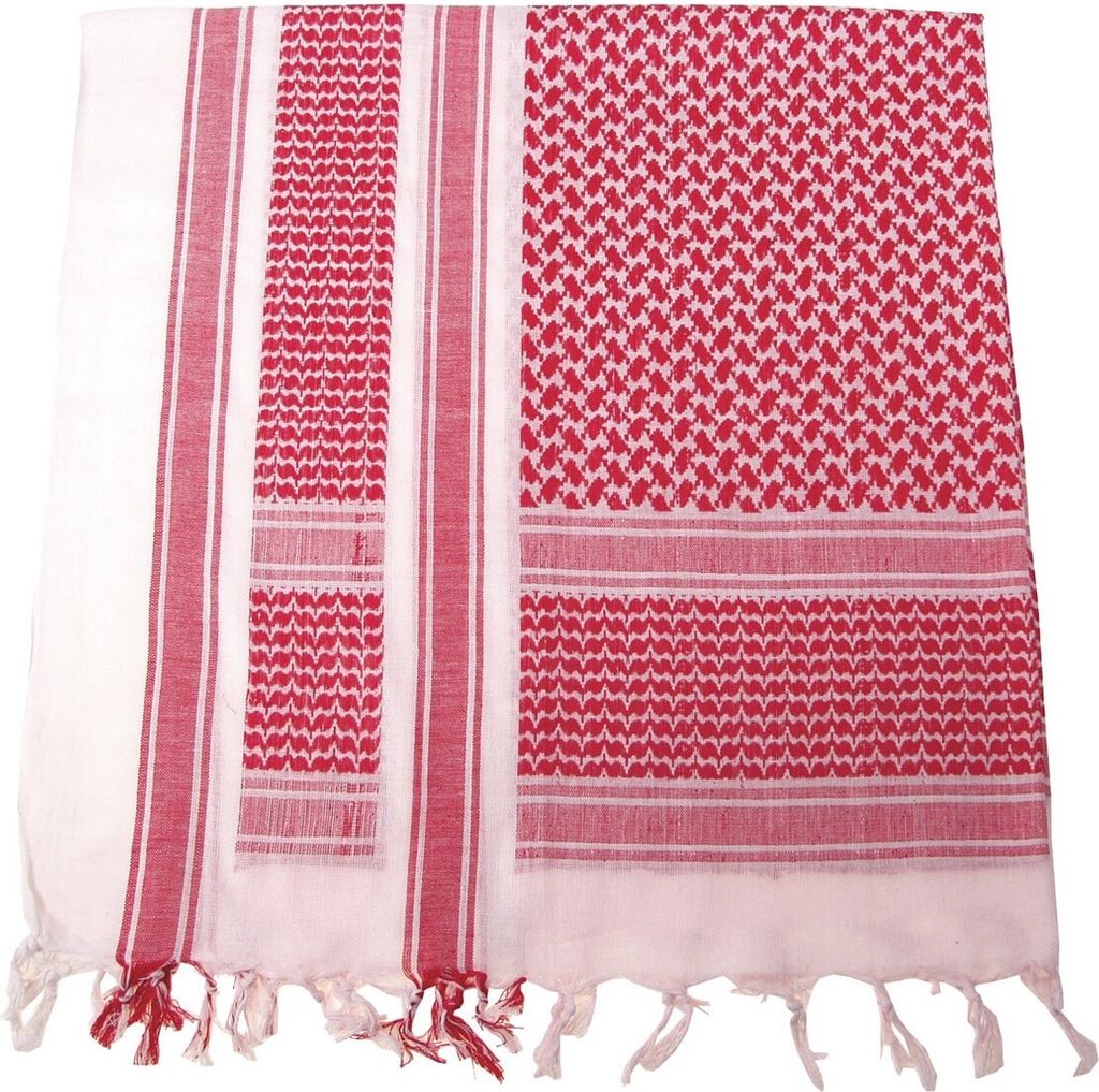 MFH Halstuch "Shemagh" rot-weiß Produktbild 1