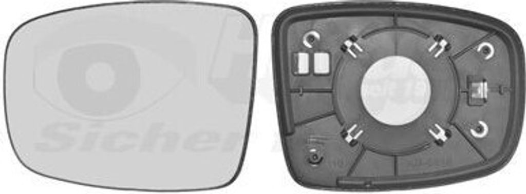 VAN WEZEL 8208833 - OE 876110X000 Außenspiegelglas, links für i10 (PA)