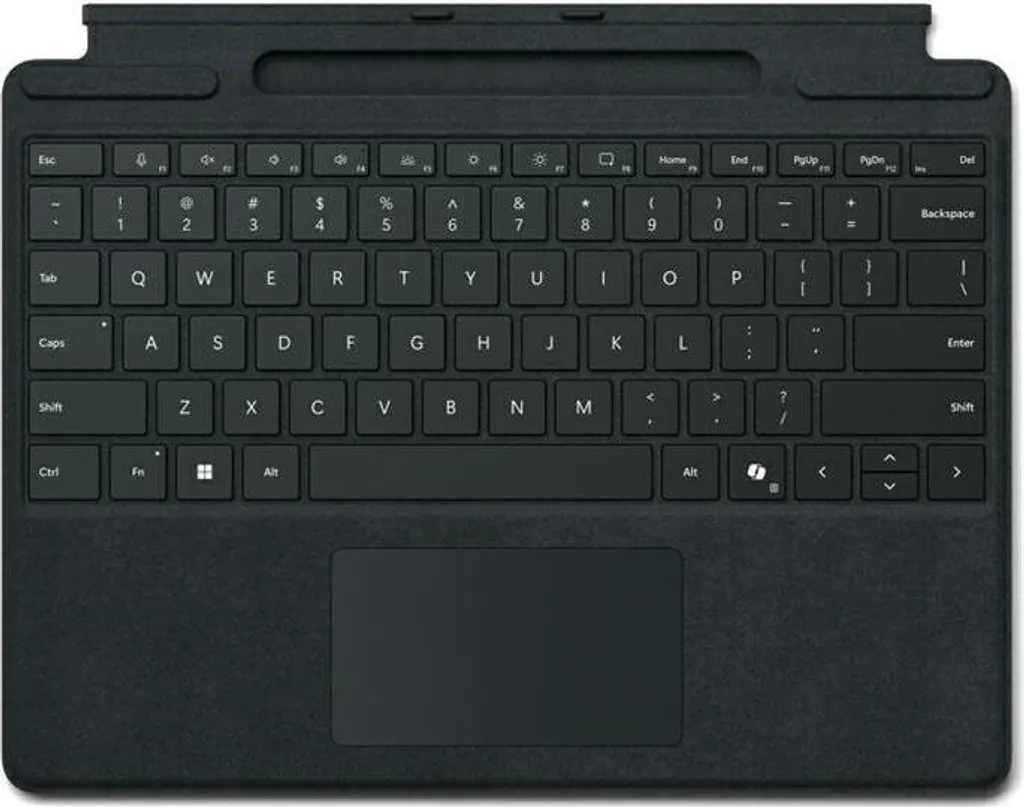 Clavier Microsoft Surface Pro 9/10 Type Cover avec Slim Pen Noir Espagne