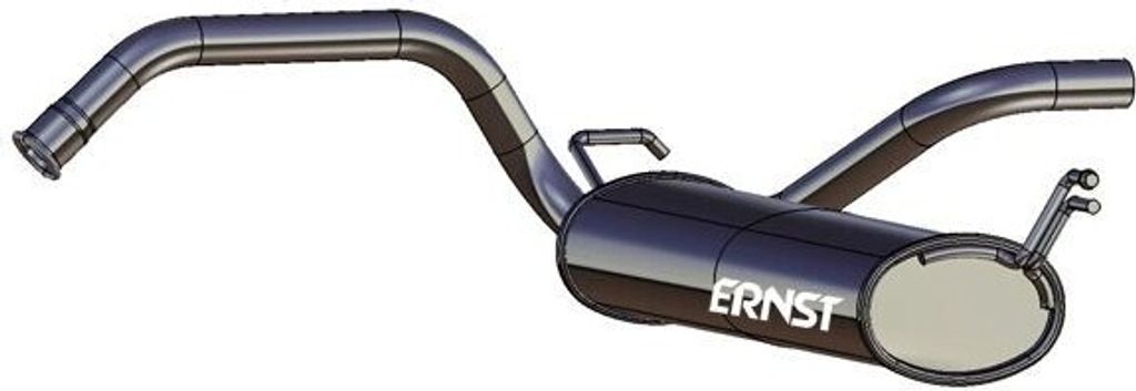 VEGAZ PGS-315ERNS Endschalldämpfer für TOYOTA AYGO (WNB1, KGB1) Auspuff
