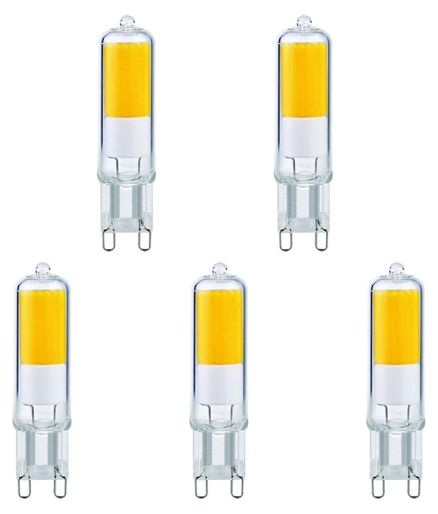 SPL G9 LED Röhrenlampe 2,2W 250lm 2700K Warmweiß 5 Stück