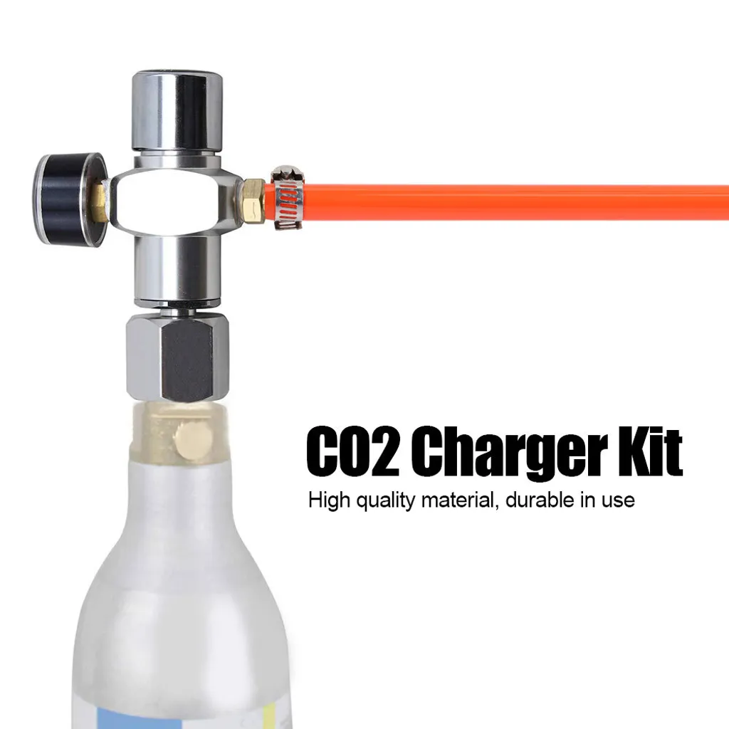 Kit chargeur de CO2 portable avec mini régulateur pour fût de bière