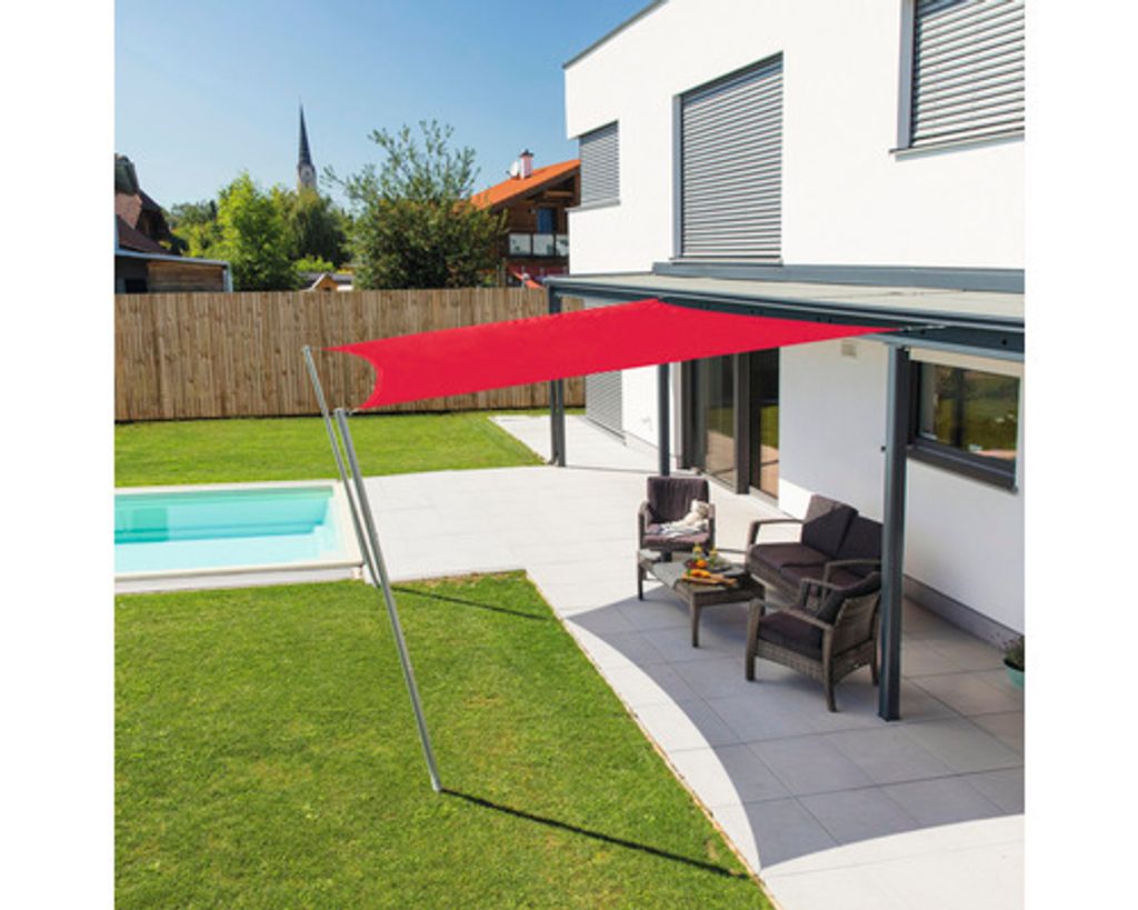 Windhager Sonnensegel Quadratisch Polyester (PES) Produktbild 