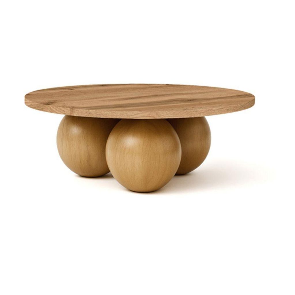 DEKORI_INTERIORS, BELLY runder Couchtisch 60 cm im modernen Produktbild 