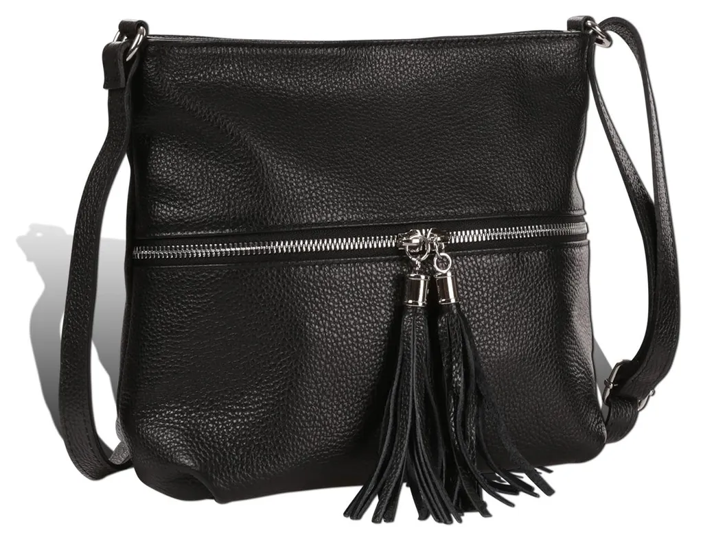 Sac à bandoulière noir Toscanto finit le désordre dans vos sacs