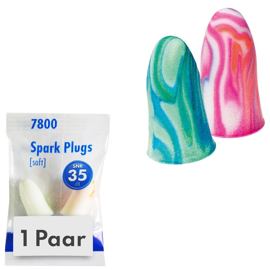 MOLDEX Spark Plugs 7800 Gehörschutzstöpsel SNR 35 dB 2 Stück (1Paar)