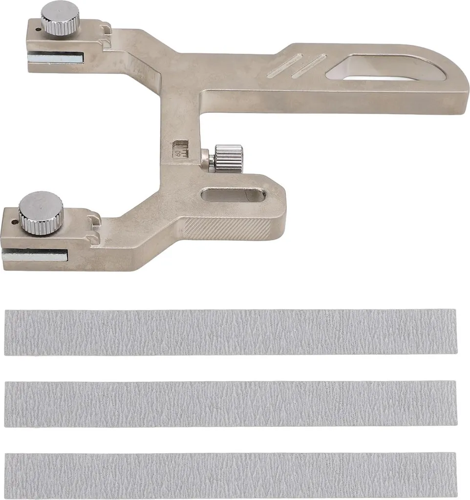 Outil de polissage pour surfaces courbes, ponceuse manuelle en métal