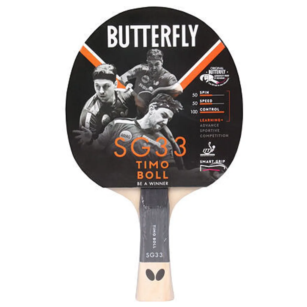 Batte de Tennis de Table Butterfly Timo Boll SG33 Idéale Entraînement
