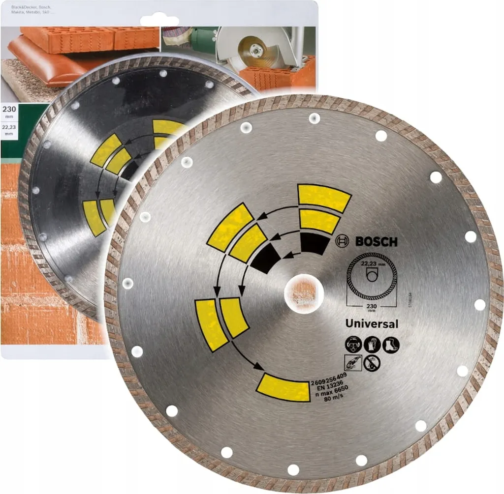 Bosch 2 609 256 409 - Meccanismo di taglio del diamante Universal Turbo