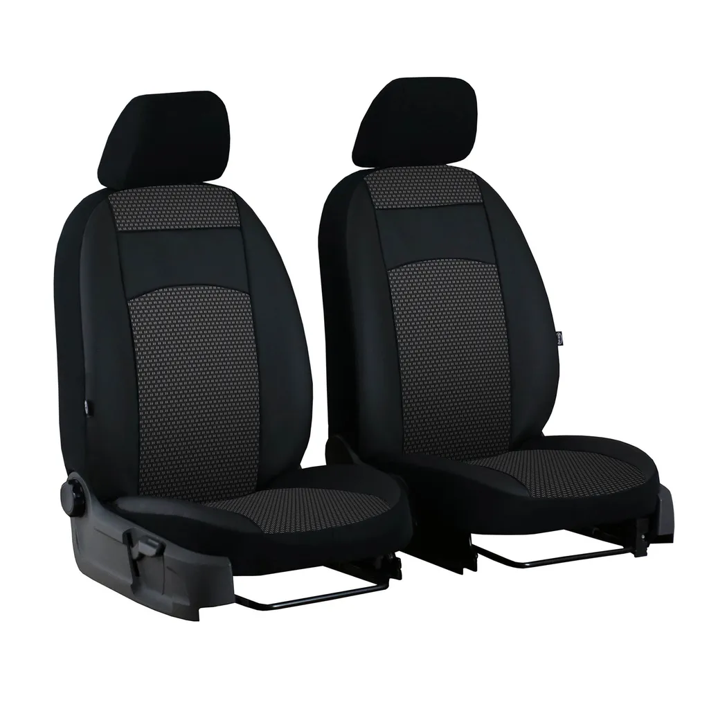 Coprisedili Interni VW Golf II - Kit Nero Universale Elegante - 3