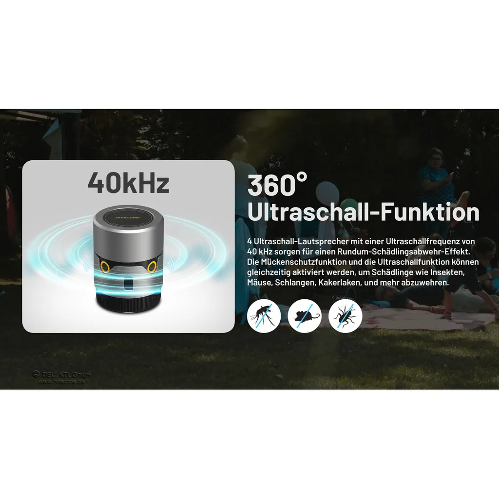 Répulsif EMR30 Nitecore Polyvalent avec Diffusion Thermique Haute Précision - 6
