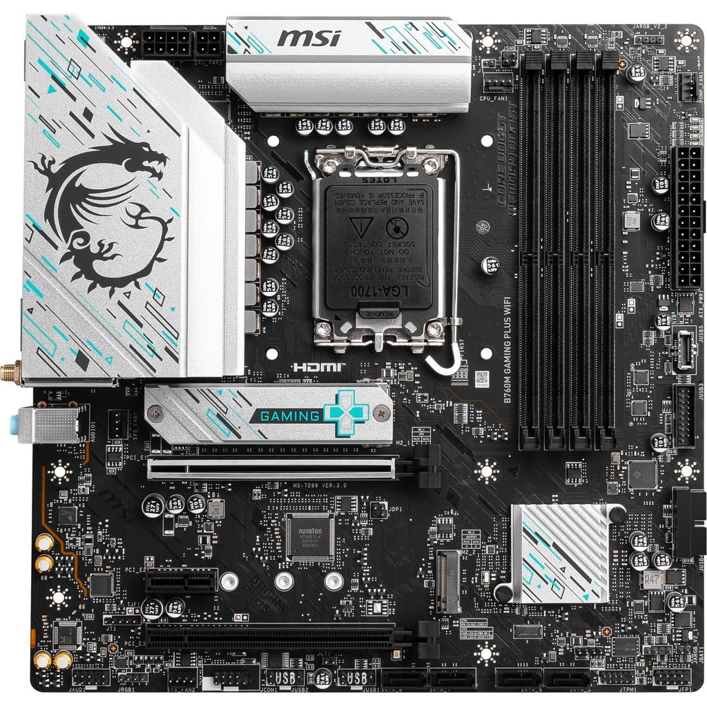 MSI B760M GAMING PLUS WIFI scheda madre Intel B760 LGA 1700 Immagine del prodotto 