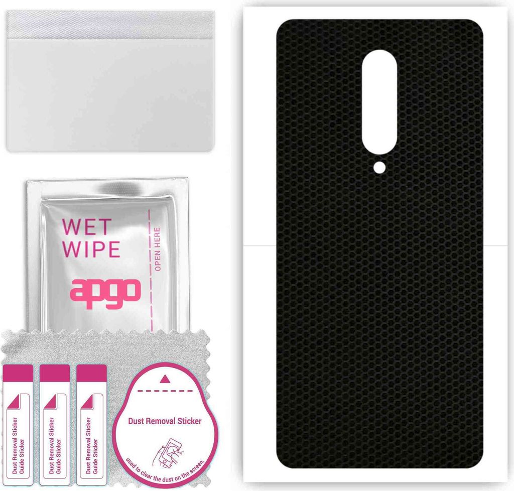 apgo Rückseite Schutzfolie, Skin, kompatibel mit OnePlus 7T Pro 5G McLaren, Hinten Displayschutzfolie aus Vinylfolie, kratzfest, einfache Montage ...