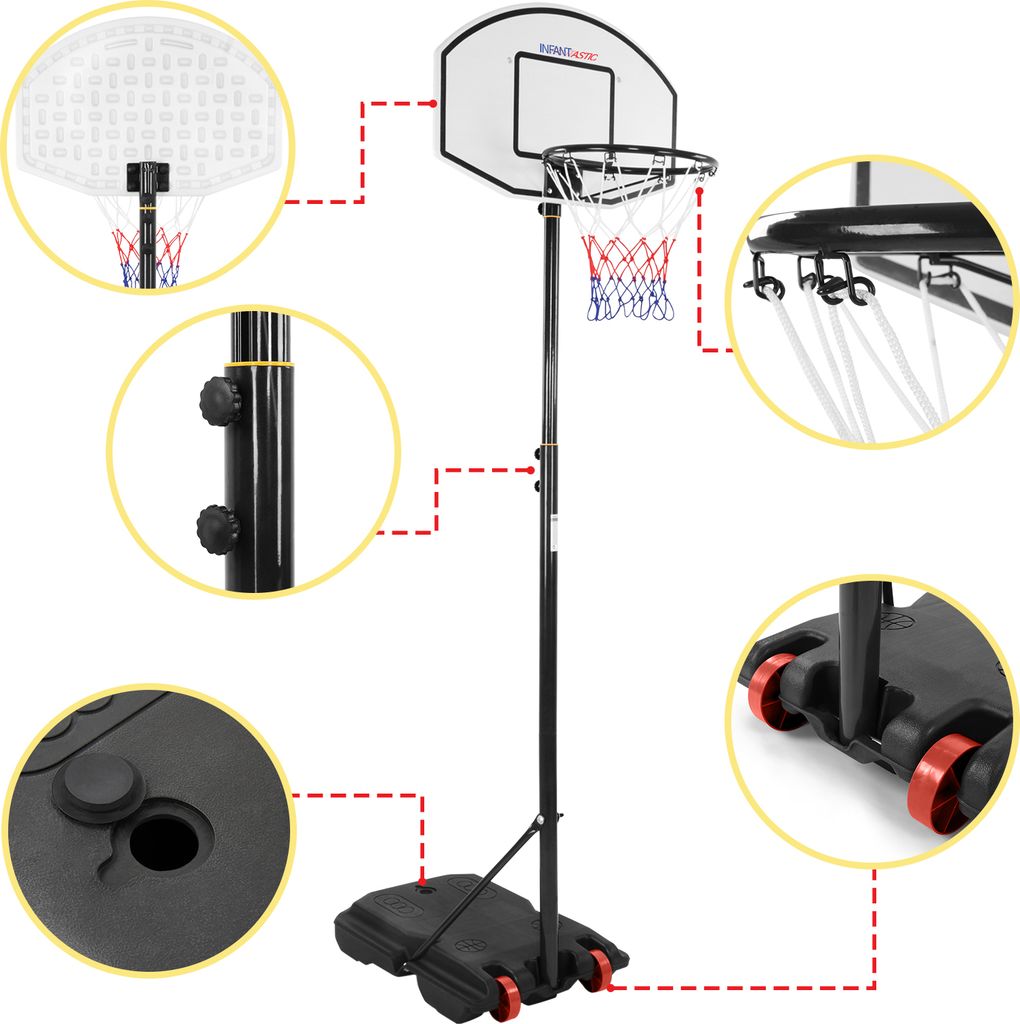 Infantastic® Basketballkorb - Outdoor/Indoor, für Kinder, Produktbild 9