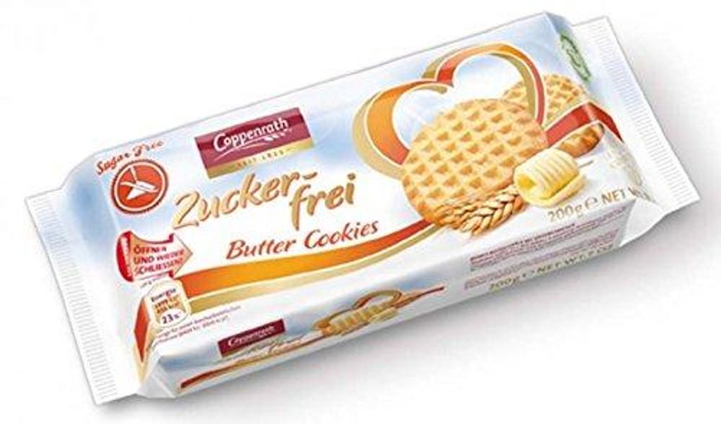 Coppenrath biscuits sablés au beurre sans sucre 200g Image du produit 